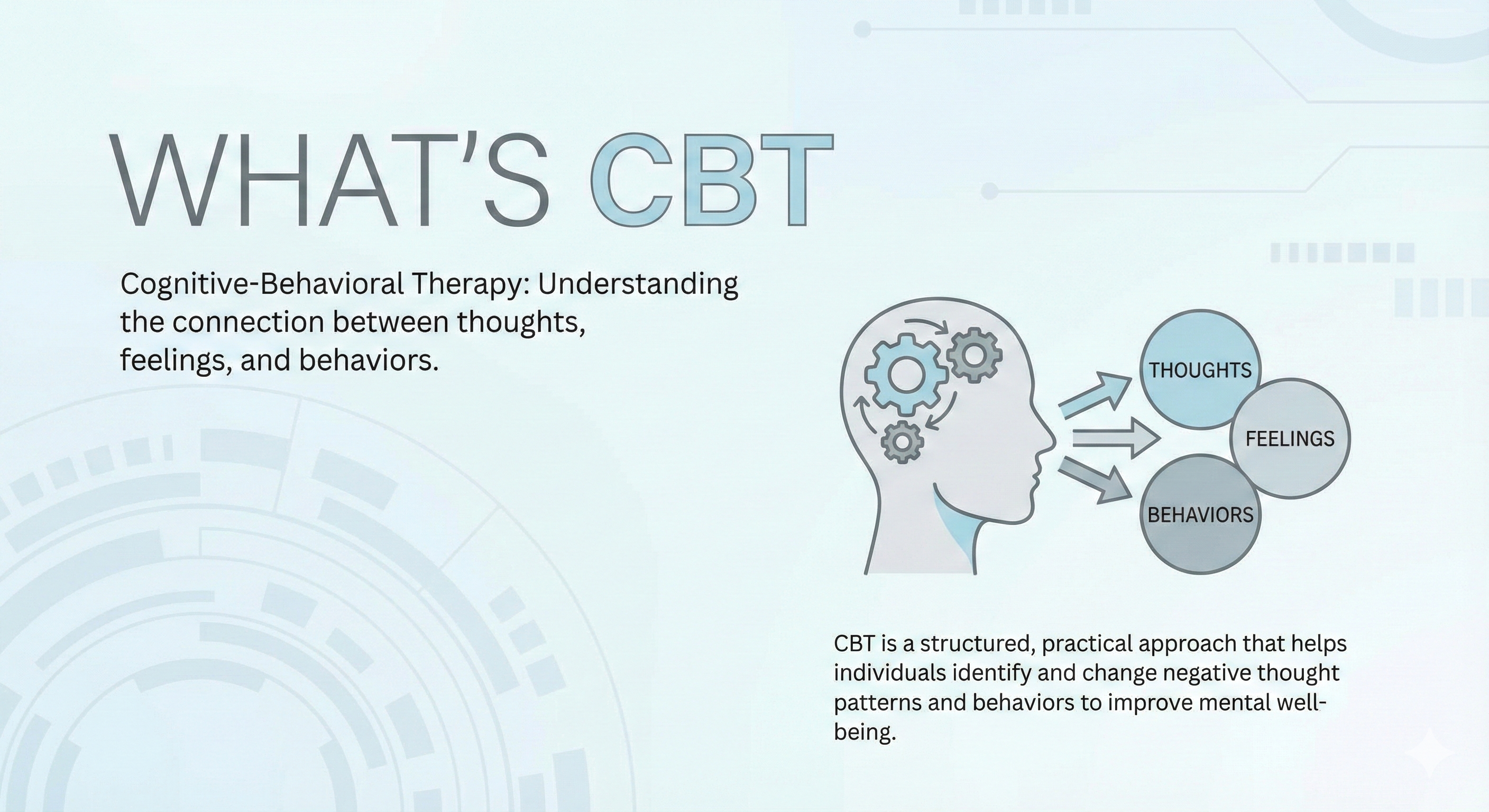 Cognitive Behavioural Therapy